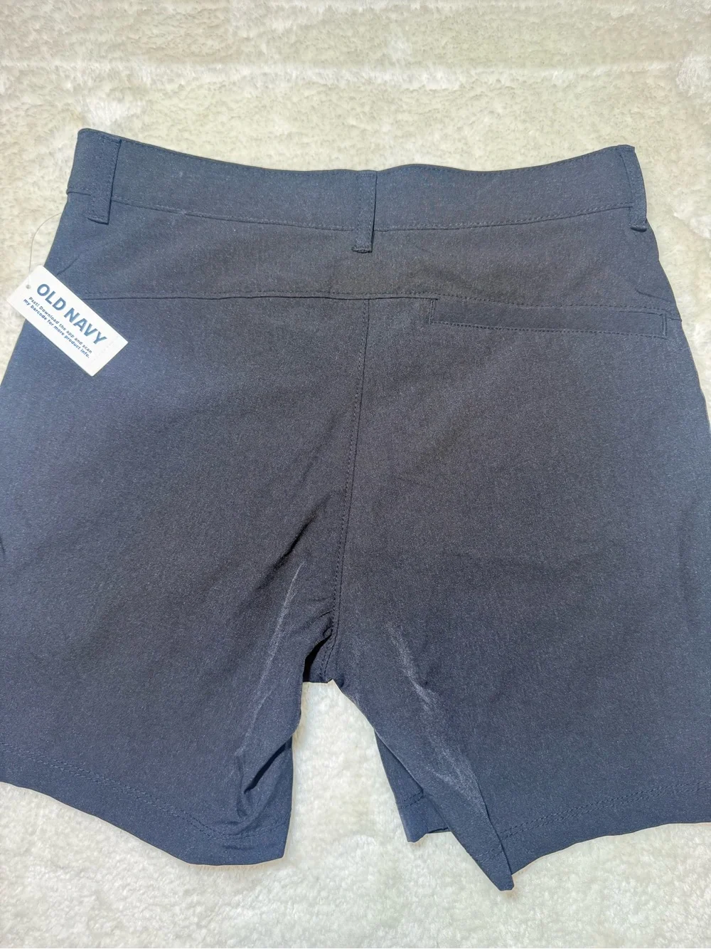 Old Navy Go-Dry Shorts Boys 14 Blue Stretch Performance Active Athletic Tech